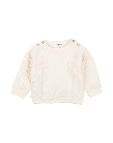 1 + IN THE FAMILY Sweatshirt Ivory 100% Cotton, Elastane