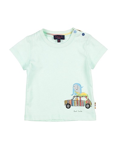 PAUL SMITH T-shirt Light green 100% Cotton