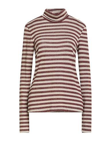 SHIRTAPORTER T-shirt Burgundy 64% Viscose, 34% Polyester, 2% Lurex®