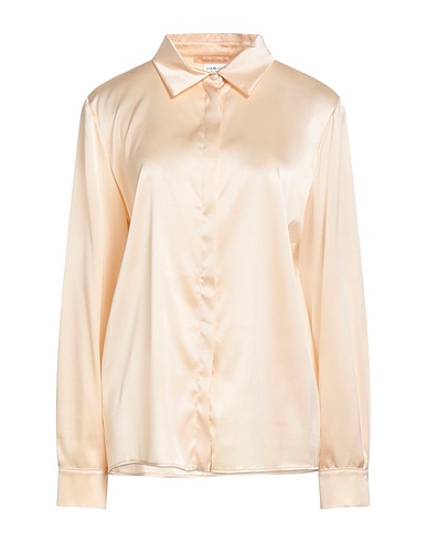 PENNYBLACK Solid color shirts & blouses Beige 93% Silk, 7% Elastane