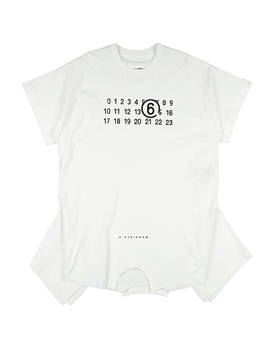 MM6 MAISON MARGIELA Vestito Bianco 100% Cotone