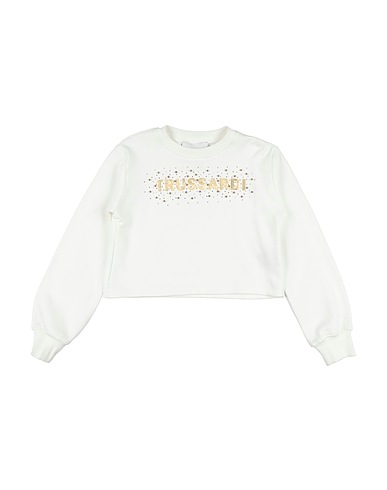 TRUSSARDI JUNIOR Sweatshirt White 86% Cotton, 14% Polyester