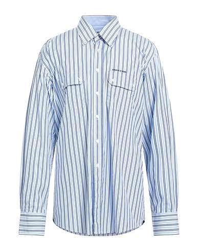 ARMATA DI MARE Striped shirt Sky blue 100% Cotton