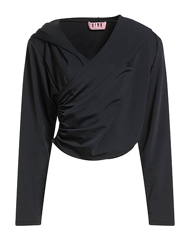 GINA GORGEOUS Top Black 87% Polyamide, 13% Elastane