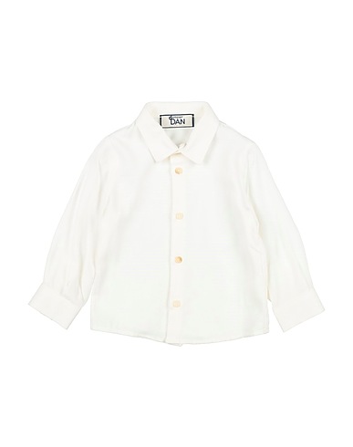 DAMPER DAN Camicie e bluse tinta unita Bianco 55% Modal, 45% Cotone