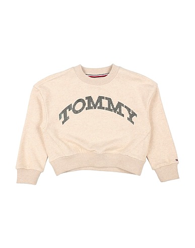 TOMMY HILFIGER Sweatshirt Beige 70% Cotton, 30% Polyester, Elastane