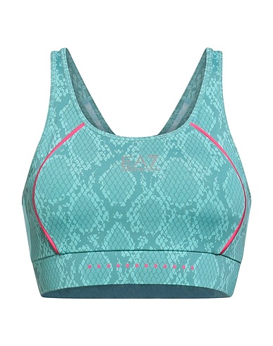 EA7 Top Turquoise 90% Polyacrylic, 10% Elastane