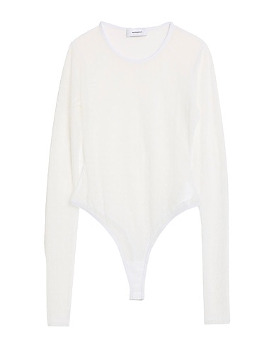 WARDROBE.NYC TOPWEAR Off white 88% Polyamide, 12% Elastane