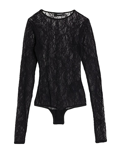 WARDROBE.NYC TOPWEAR Nero 85% Poliammide, 15% Elastan
