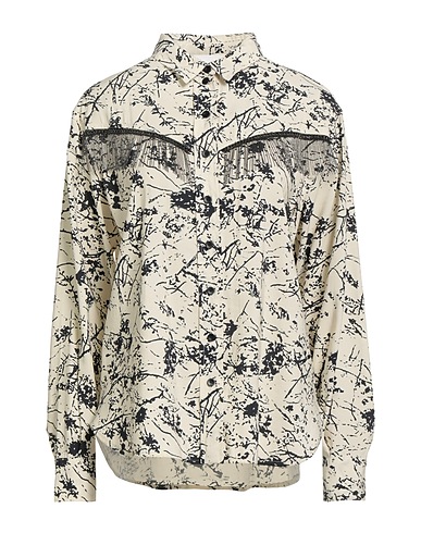 8PM Camicie  e bluse fantasia Avorio 85% Rayon, 15% Poliestere