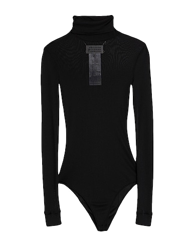 MAISON MARGIELA TOPWEAR Black 66% Viscose, 34% Polyamide