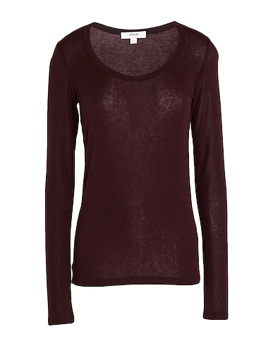 AGOLDE T-shirt Chocolate brown 94% Lyocell, 6% Elastane