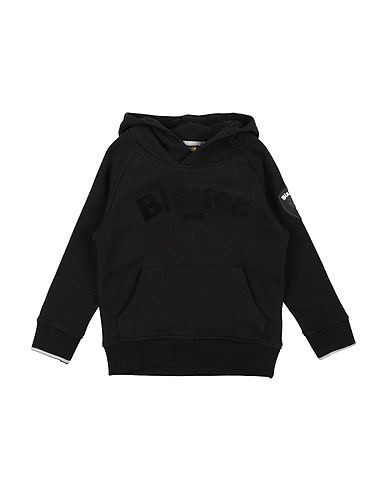 BLAUER. Sweatshirt Black 100% Cotton