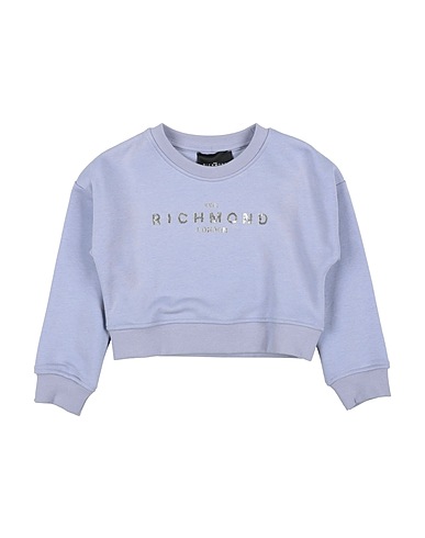 JOHN RICHMOND Sweatshirt Light blue 86% Cotton, 14% Polyester