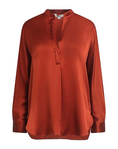 VINCE. Silk top Brick red 100% Silk