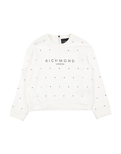 JOHN RICHMOND Felpa Bianco 100% Cotone