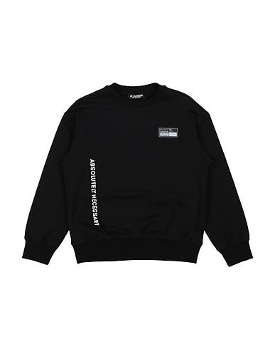 ZU+ELEMENTS Sweatshirt Black 95% Cotton, 5% Elastane