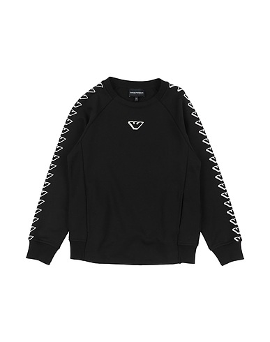 EMPORIO ARMANI Sweatshirt Black 100% Cotton