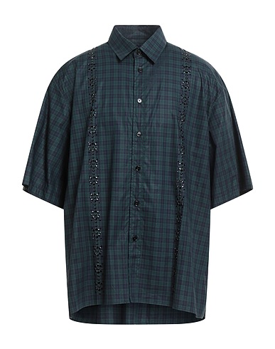 GIVENCHY Checked shirt Navy 100% Cotton