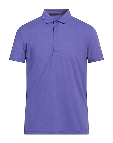 RRD Polo shirt Purple 48% Polyamide, 38% Polyester, 14% Elastane