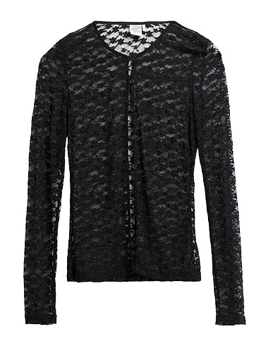 BAUM UND PFERDGARTEN Lace shirts & blouses Black 92% Polyamide, 8% Elastane
