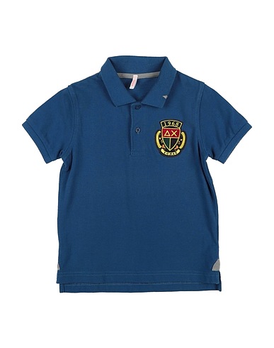 SUN 68 Polo shirt Blue 100% Cotton