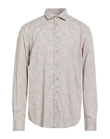 SALI & TABACCHI Camicia fantasia Avorio 100% Cotone