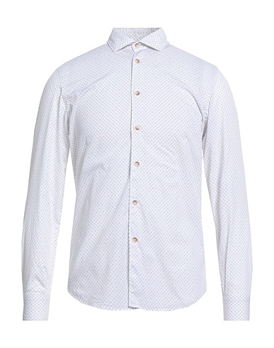SALI & TABACCHI Patterned shirt White 100% Cotton