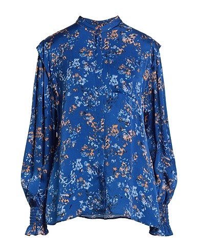 BOSS Patterned shirts & blouses Blue 100% Viscose