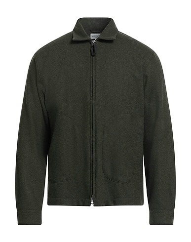 HARTFORD Jacket Military green 65% Wool, 30% Polyester, 5% Other Fibres
