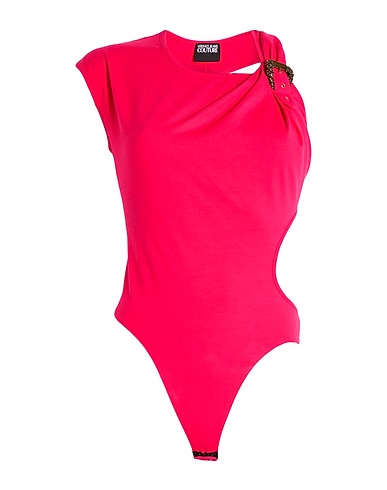 VERSACE JEANS COUTURE TOPWEAR Fucsia 89% Cotone, 11% Elastan