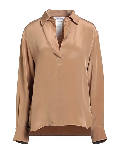 MAX MARA シルクトップス ベージュ シルク 100%
