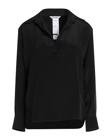 MAX MARA Silk top Black 100% Silk