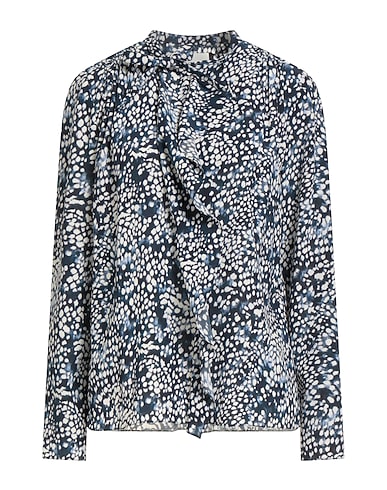ISABEL MARANT Top Navy 91% Silk, 9% Elastane