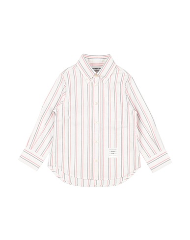 THOM BROWNE Hemden und Blusen mit Muster Rot 100% Baumwolle