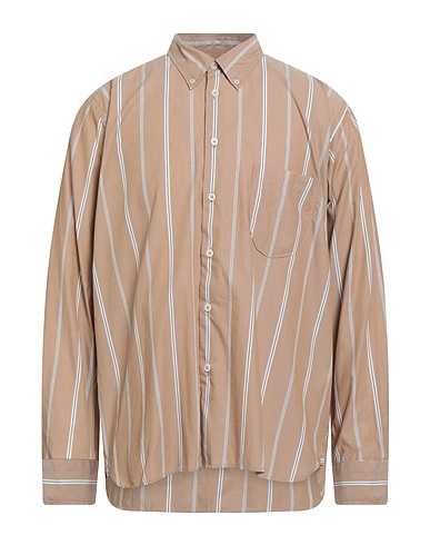 UNIVERSAL WORKS Striped shirt Sand 100% Cotton