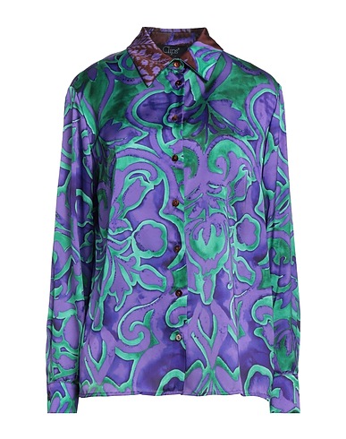 CLIPS Patterned shirts & blouses Purple 100% Polyester