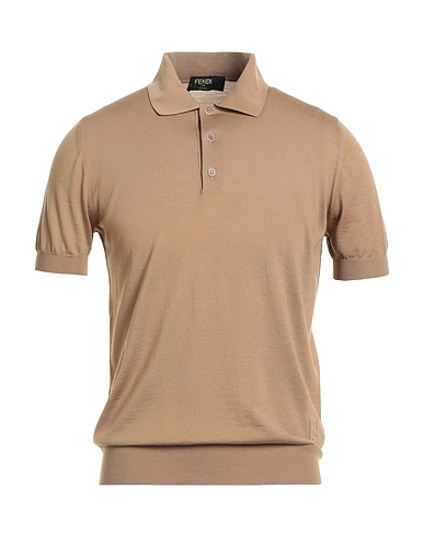 FENDI Sweater Beige 98% Wool, 2% Elastane