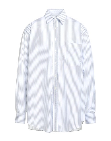 HED MAYNER Camicia a righe Bianco 100% Cotone