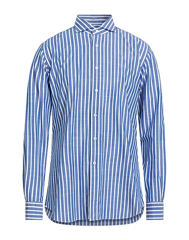 6167 Striped shirt Blue 100% Cotton