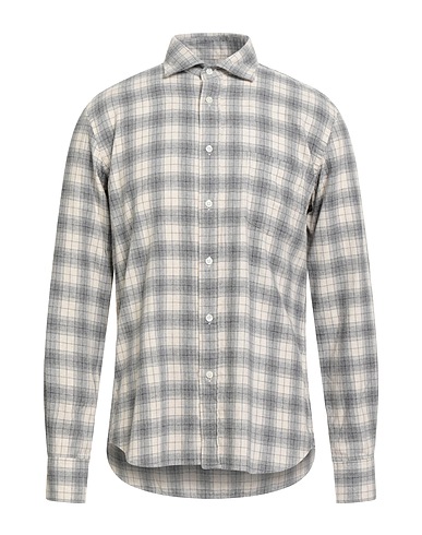 HARTFORD Camicia a quadri Grigio chiaro 100% Cotone