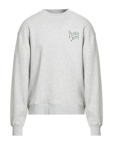 MUSEUM OF PEACE & QUIET Sweatshirt Light grey 100% Cotton