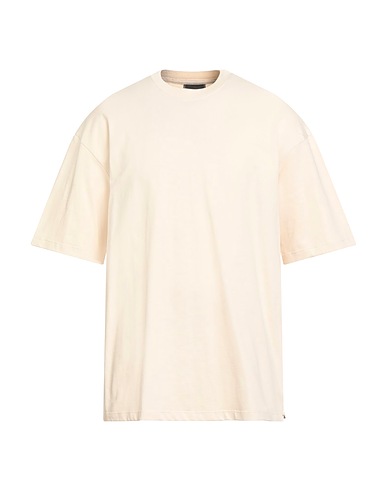 DARK LABEL STUDIOS T-shirt Beige 100% Cotone