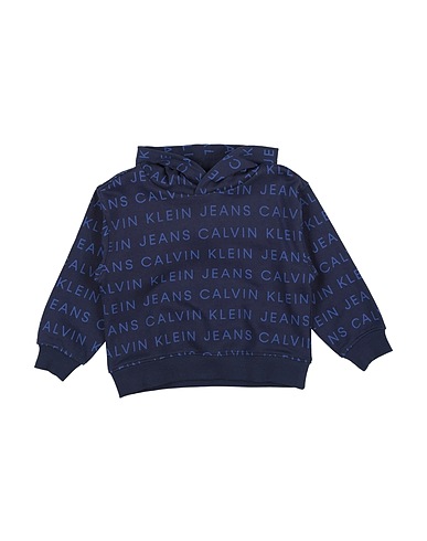 CALVIN KLEIN JEANS スウェット ネイビー コットン 100% / ポリウレタン