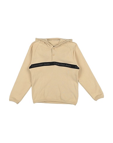 CALVIN KLEIN JEANS Sweatshirt Beige 100% Cotton