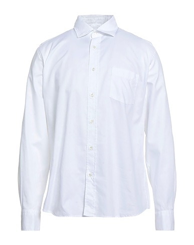 HARTFORD Camicia tinta unita Bianco 100% Cotone