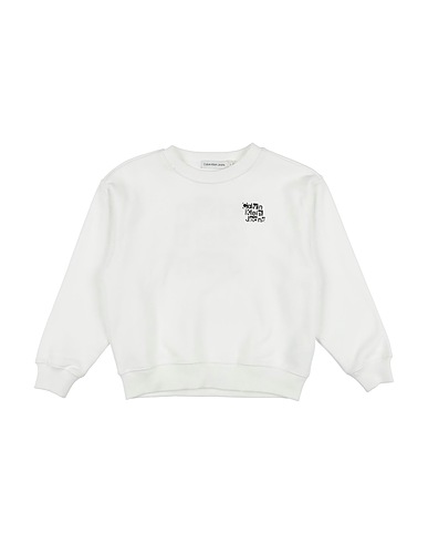 CALVIN KLEIN JEANS Sweatshirt White 90% Cotton, 10% Polyester
