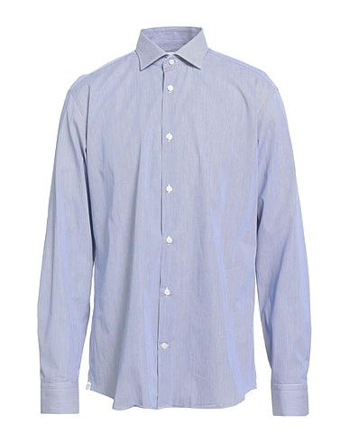 MASTRICAMICIAI Camicia a righe Blu chiaro 100% Cotone