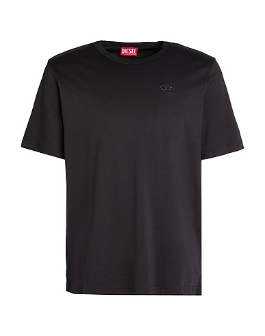 DIESEL Basic T-Shirt Black 100% Cotton, Elastane