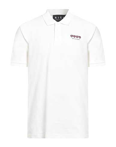JOHN RICHMOND Polo shirt Off white 100% Cotton